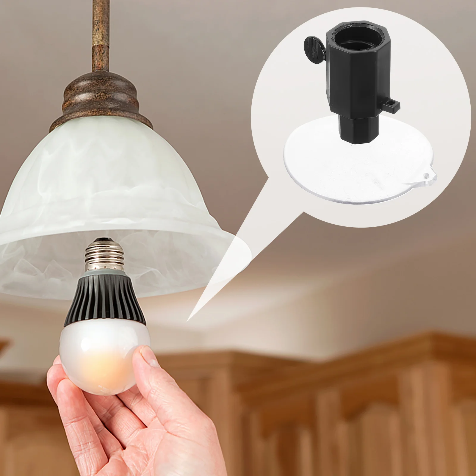 

Metal LED Light Bulb Changer High Ceiling Reliable Tool for Indoor Outdoor Use Portable Bulb Removal Tool Small