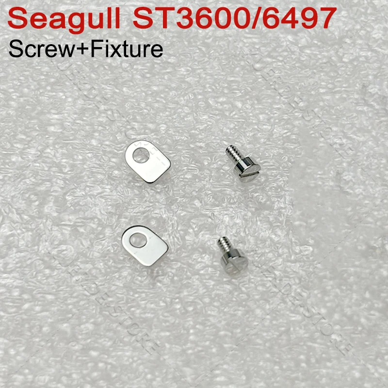 1 Set Uhrenzubehör: China ST3600 ST3601 Uhrwerk, Tianjin Seagull 6497 Uhrwerk – Schraube, Tablettenpresse/Schraube + Halterung