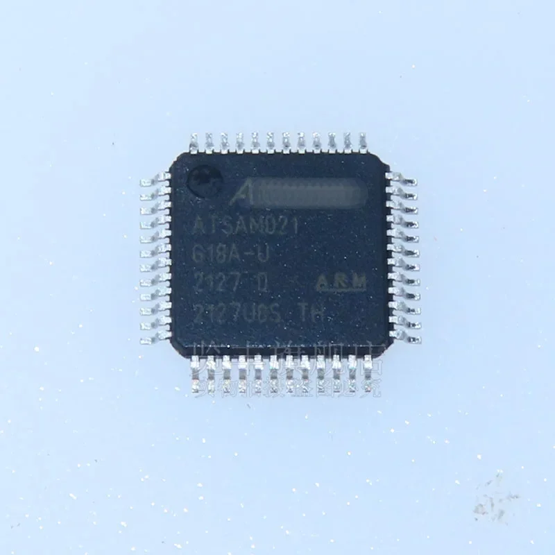 (YTT)ATSAMD21G18A-AU TQFP48 48MHz 256KB 32-bit microcontroller chip IC