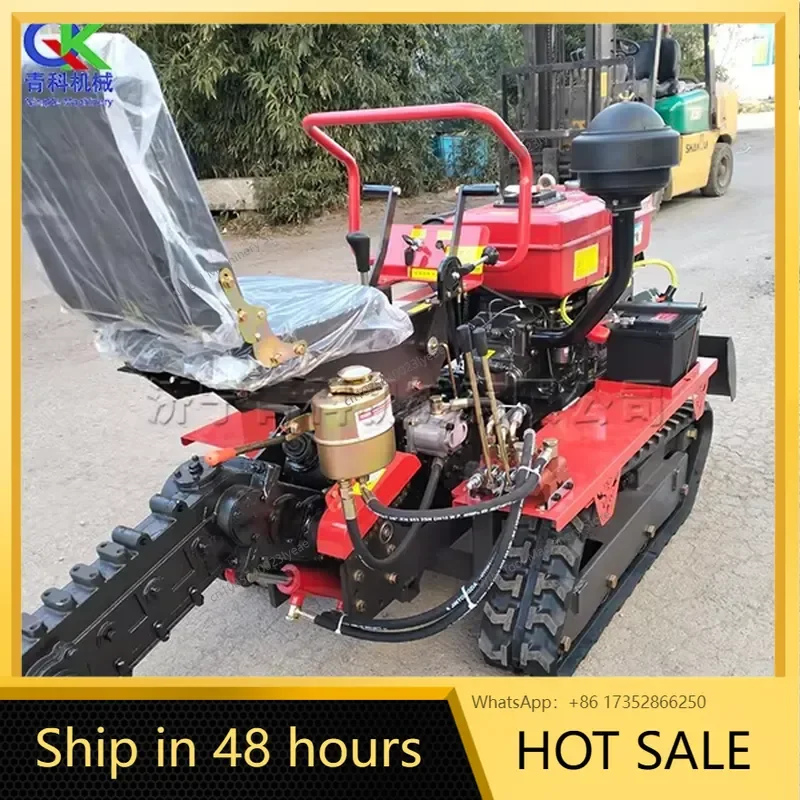 Versatile Garden Tiller Agricultural Mini Crawler Tractor Energy-Efficient Digging Bucket Farm Cultivator for Farm Use
