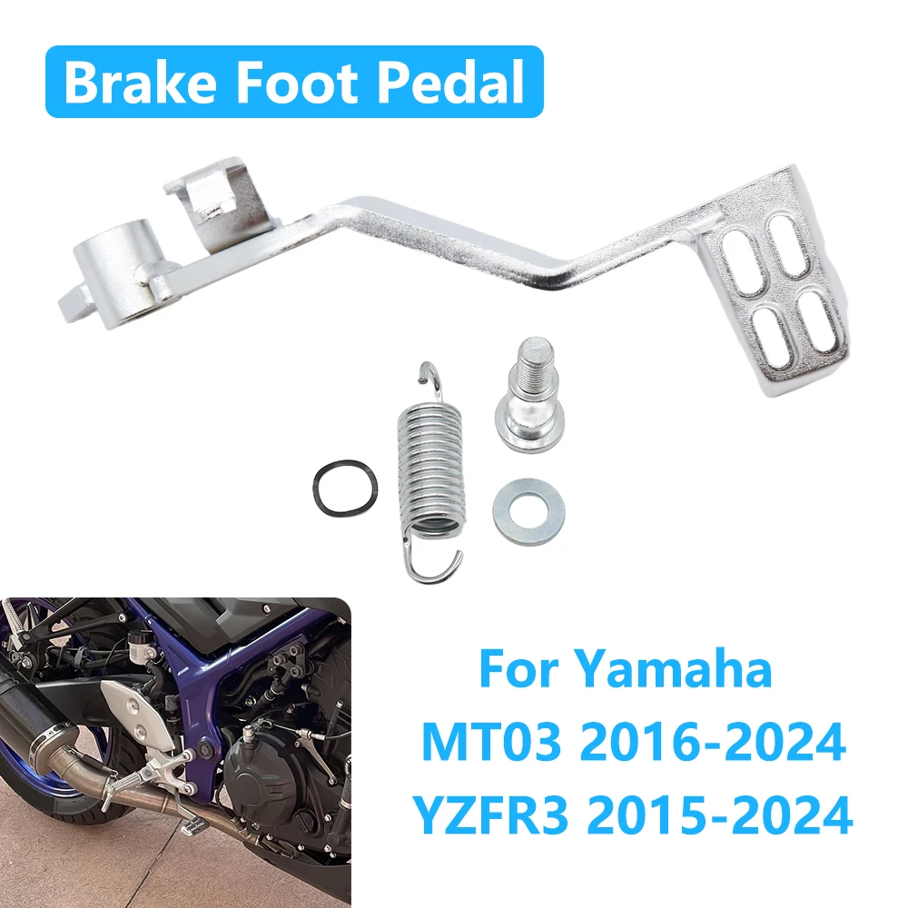

Motorcycle Accessories Brake Foot Pedal Lever For Yamaha MT03 MT 03 MT-03 2016-2024 YZFR3 YZF R3 YZF-R3 2015-2024