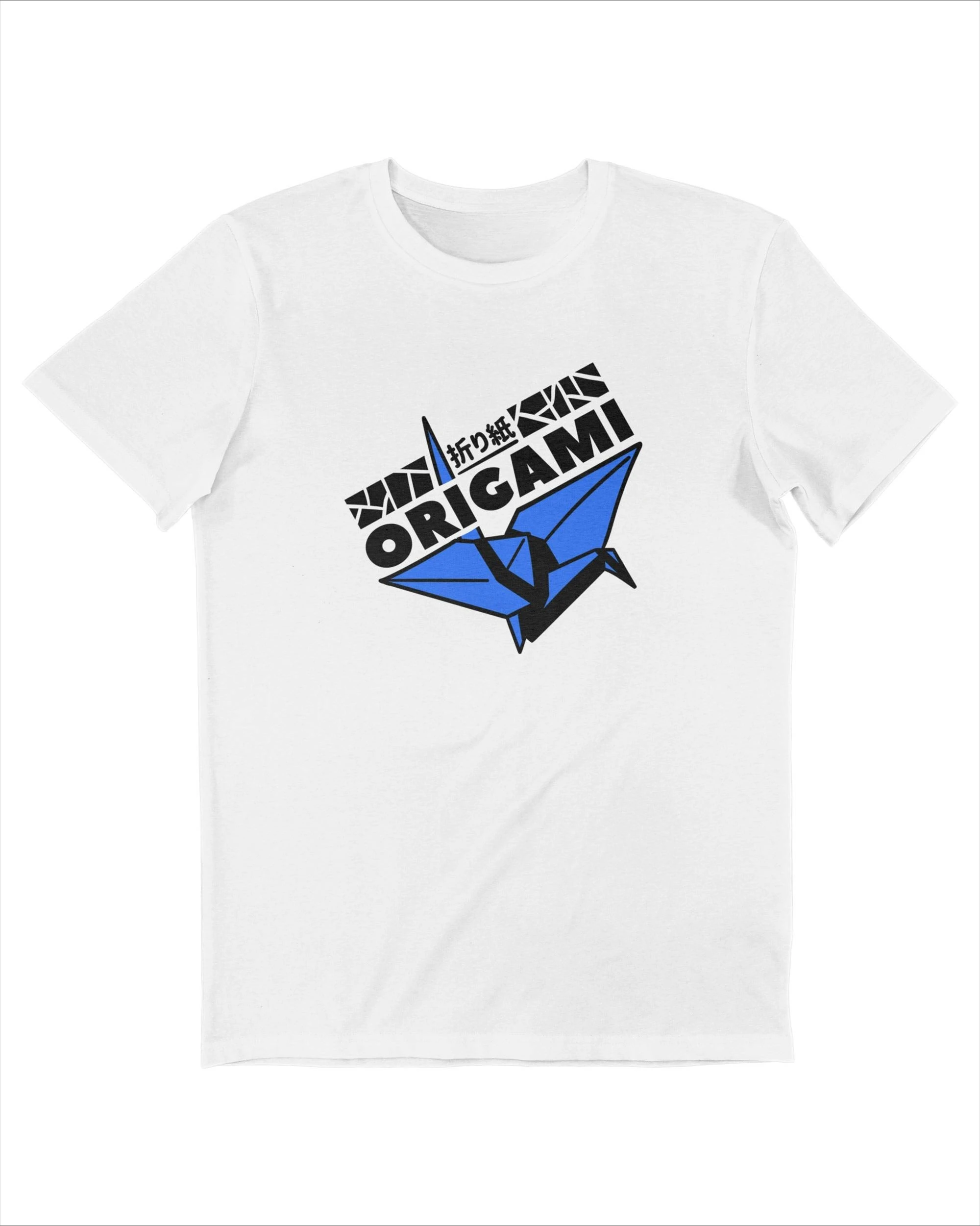 

Origami Pliage Papier Graphic Printing Summer Luxury Brand Cotton Men's and Women's T-Shirts Short Sleeves Street Fashion