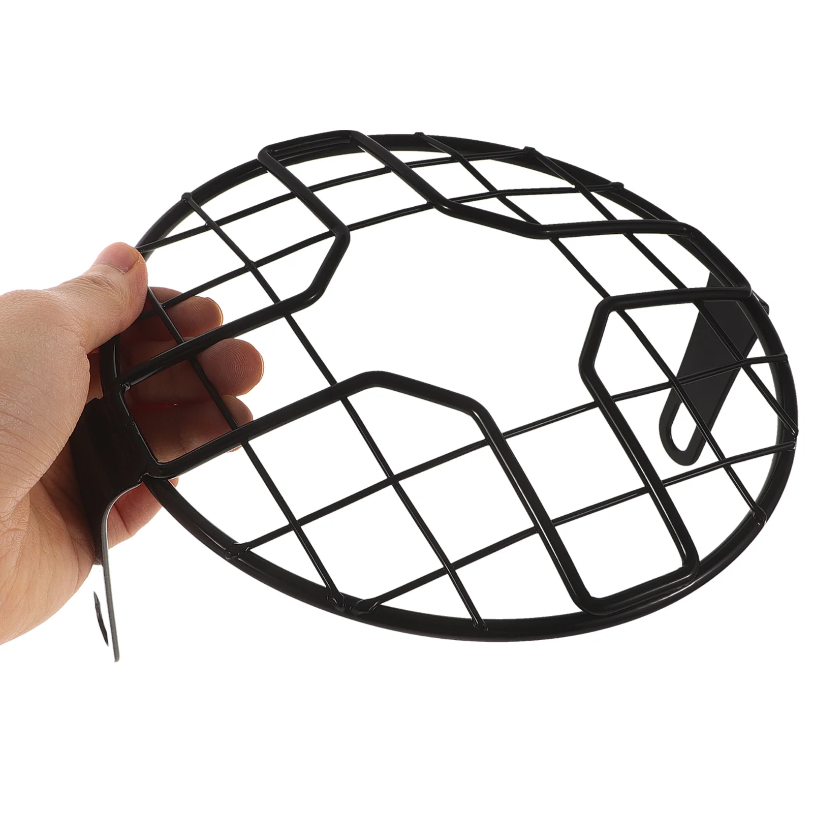 

Headlight Cover Replacement Motorcycle Mesh Guard Protector Vintage Style Sturdy Metal Easy Install Universal Fit
