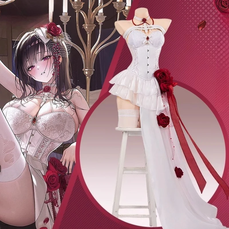 

Goddess of Victory: NIKKE Mihala Cosplay Costume As Chains Of Bondage Pain Devourer The Turntable Dress Halloween Costumes