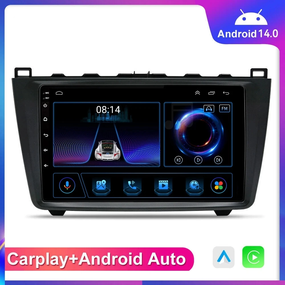 

2 Din Android 14 Car Radio For Mazda 6 GH 2007 2008 2009 2010 2011 2012 Multimedia Player 2din Wireless Carplay Stereo GPS DVD