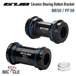 GUB PF30 BB30 Ceramic Bearing Bottom Bracket 68-73mm Press-fit Bike Axis SHIMANO SRAM 24/22mm For MTB Road Bike Center Shaft