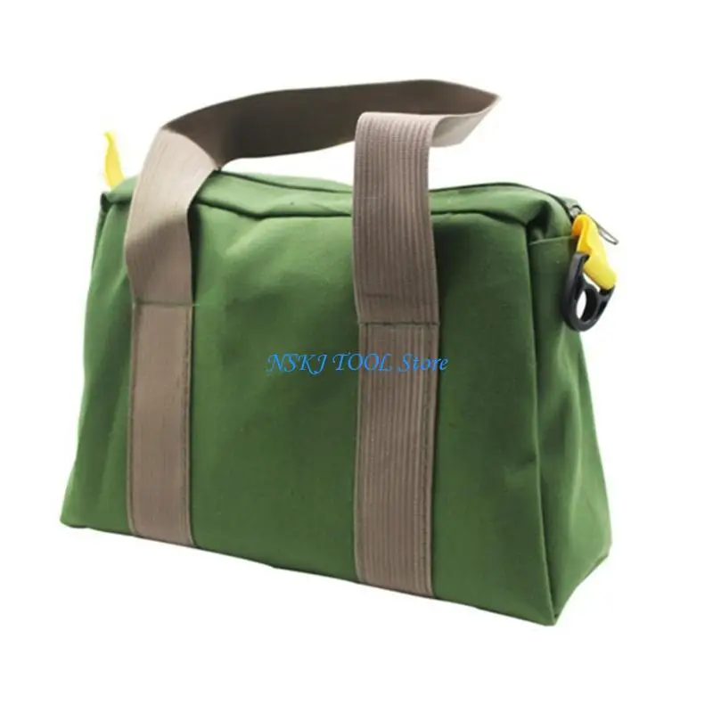 

L8RC Electrician Tool Bag Multifunctional Canvas Thickened 12'' Woodworking Storage Portable Handheld Bag Organizers