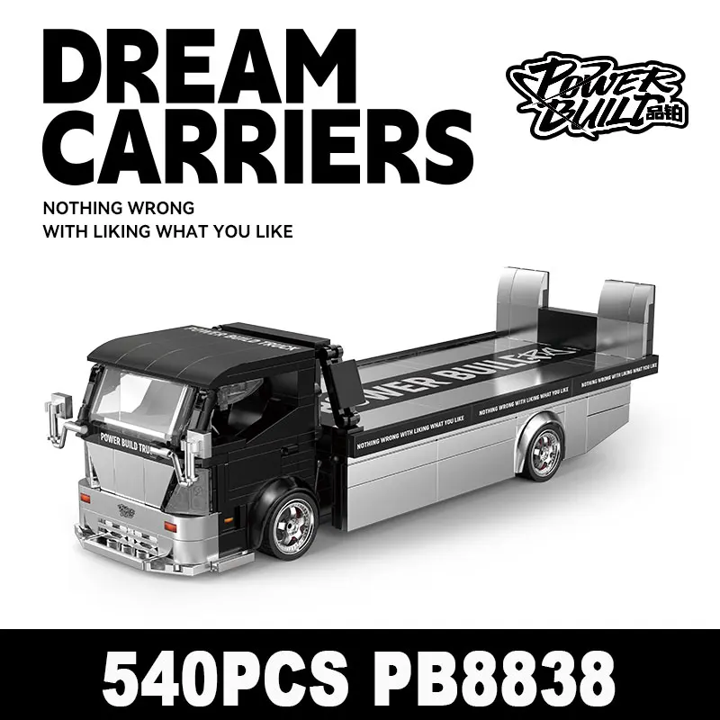 

PB8838 Набор строительных блоков «Эвакуатор» из 540 деталей, модель MOC, развивающая игрушка-конструктор, подарок для детей