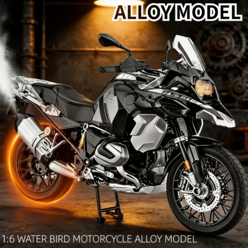 1:6 For BMW R1250 GS ADV Alloy Metal Diecast Model Motorcycle High Simulation Collection Hobby Gifts Simulation Alloy Model