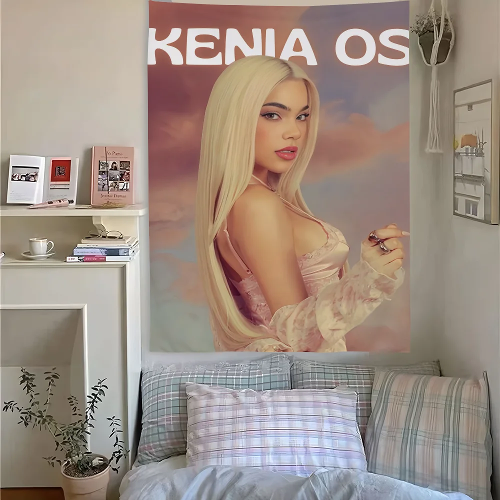 

Mexican Singer K-KeniaS O-osS Tapestry Hanging Dormitory Room Bedspread Blanket Children's Room Party Home Decoration Gift