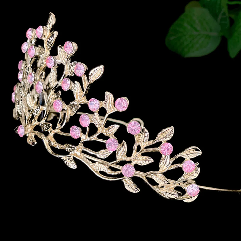 

Rhinestone Crown Headband Elegant Bridal Tiara Wedding Headpiece for Bride Party Birthday Hair Accessories Wedding Tiara