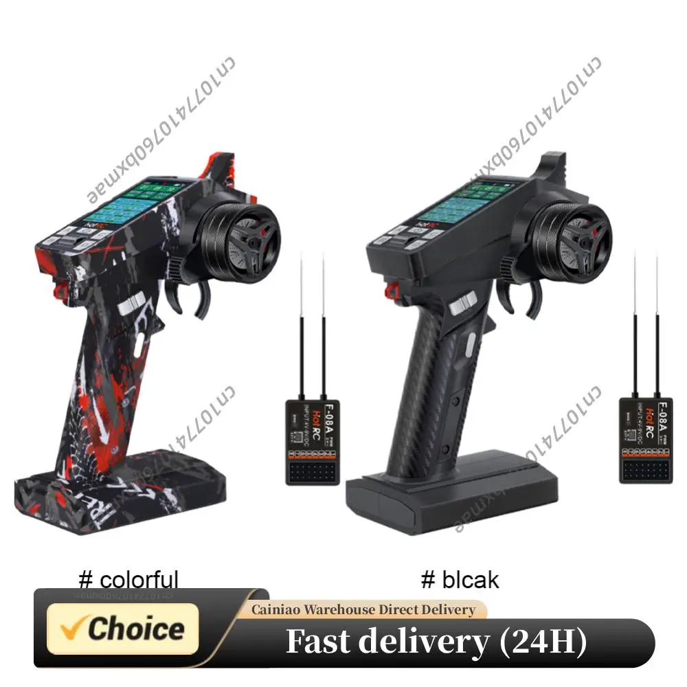 

8-Channel Remote Control 2.4G RC Transmitter and Receiver RC Remote Controller for Climbing Drift Vehicle RC Car Ship Tank