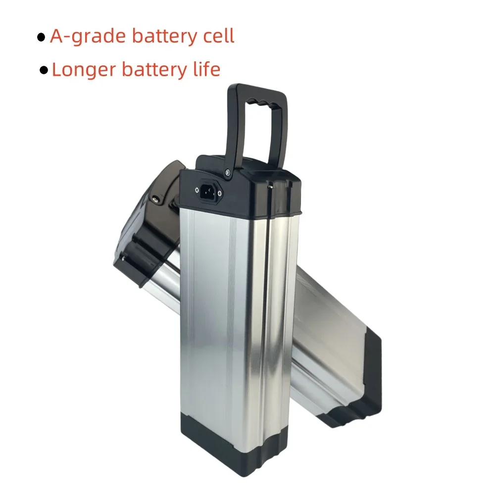 New 36V Portable Haiba Battery 10Ah 15Ah 20Ah, Suitable for High-power 500W Lithium Aluminum Shell of Bicycle