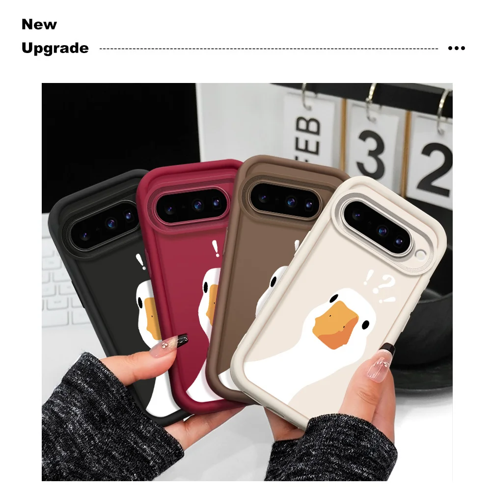 Crooked Duck Handyhülle für Google Pixel 10 9 9A 8 8A 7 7A Pro XL 4G 5G Staircase Soft Cover – Detail 1