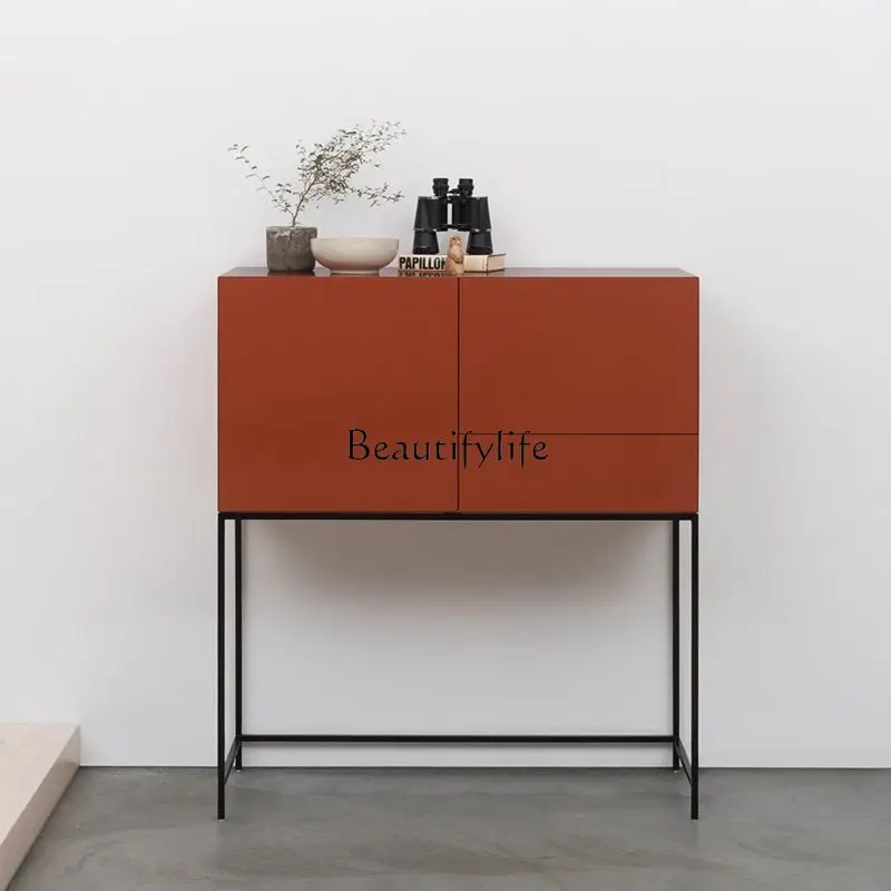 Nordic dining side storage locker simple modern Italian porch cabinet