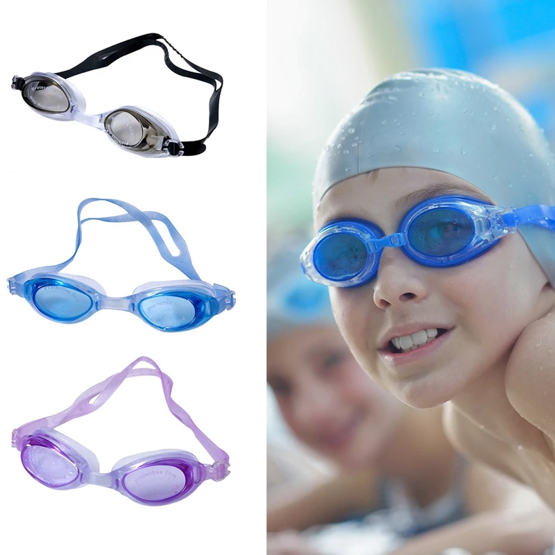 Professional Diving Surfing Eyewear Adult Children Swimming Goggles Waterproof Training Eyewear Silicone Swim Glasses Sports