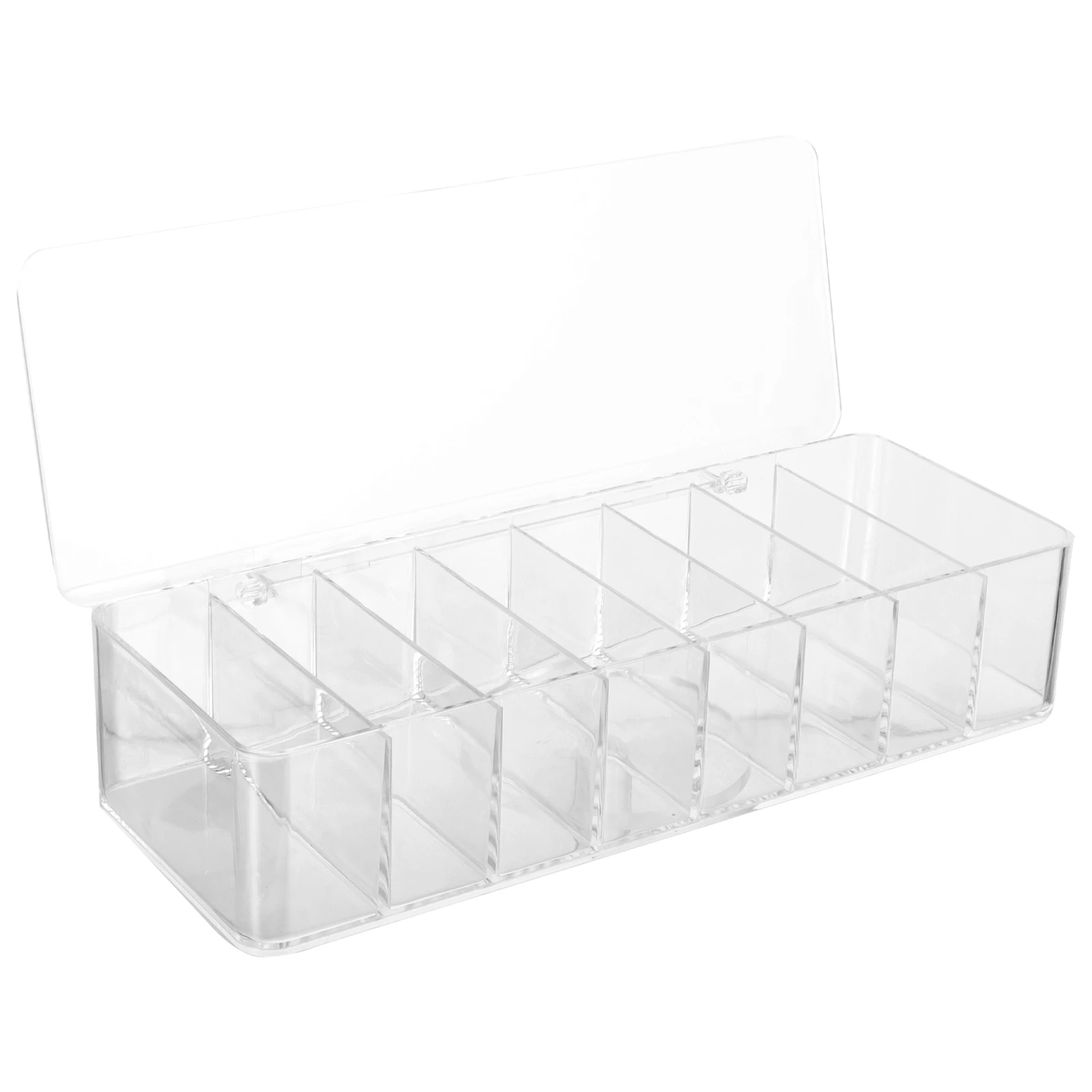 

Premium Cord Organizer Box for Earphone Cables Dustproof Lid Portable Storage Case with Multiple Compartments for Office