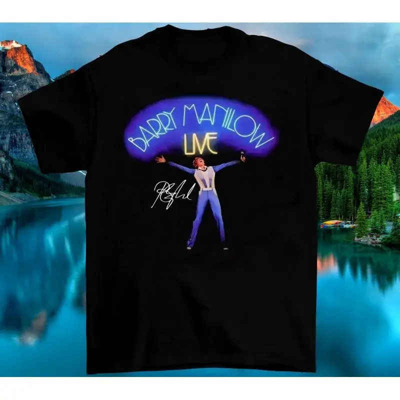 Barry Manilow Live Purple Suit Autograph T-Shirt