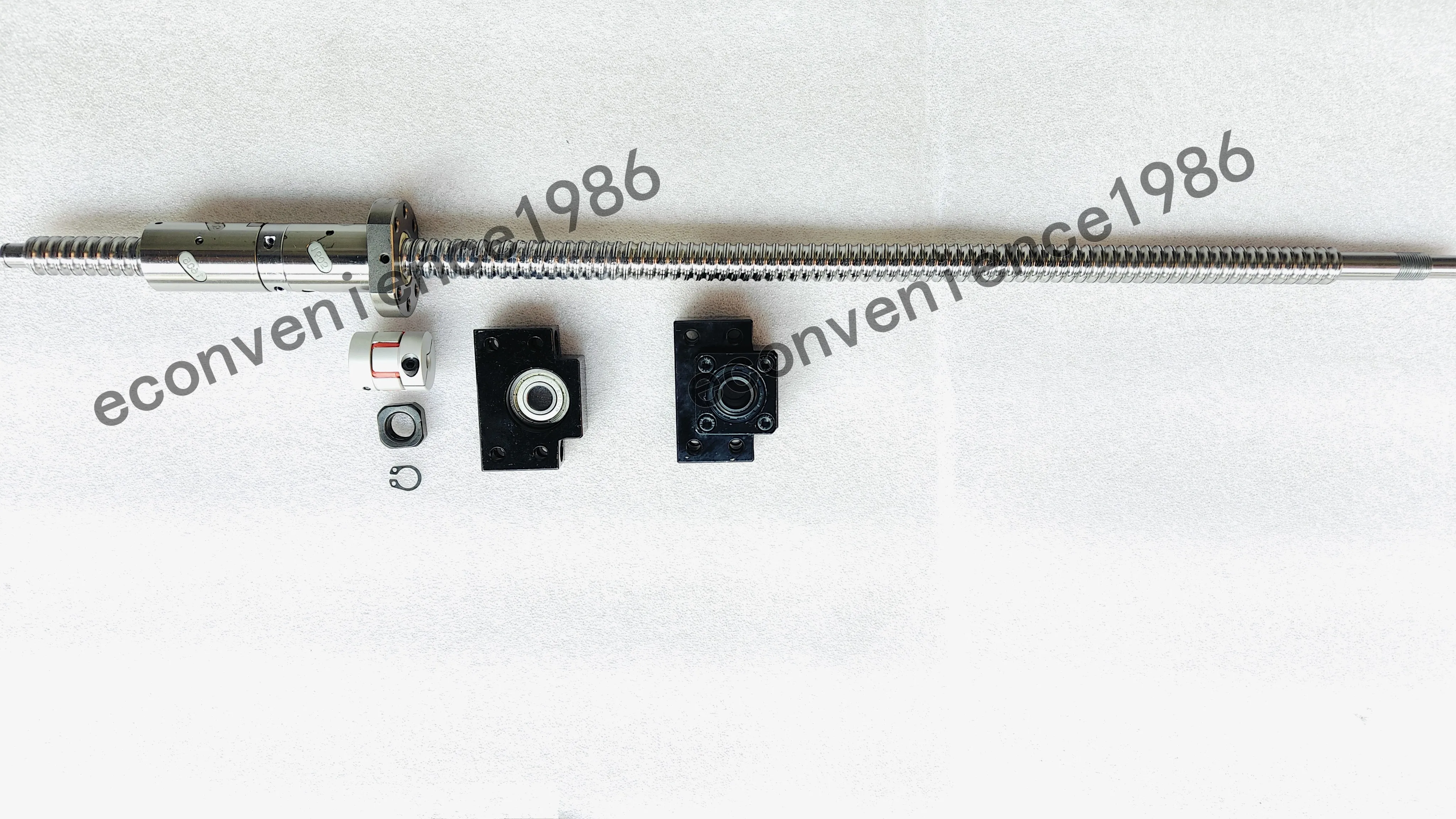 HGR20 Linear Rail &HGH20CA &DFU1605/DFU1610/DFU2005/DFU2505/DFU2510 Anti-backlashed Ballscrew&BF/BK & Coupling Kit