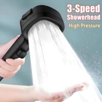 High Pressure Shower Head 3 Modes Adjustable Filter Shower Head Set New Smart Bathroom Shower Head Accessories Sprayer
