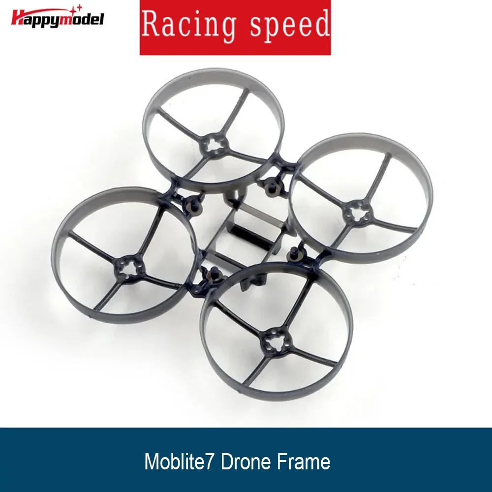 HappyModel Mobula7 V4 Moblite7 Drone Frame KIT Update 75mm Brushless Tinywhoop  For FPV Freestyle 75mm Racing Drone RC Tools
