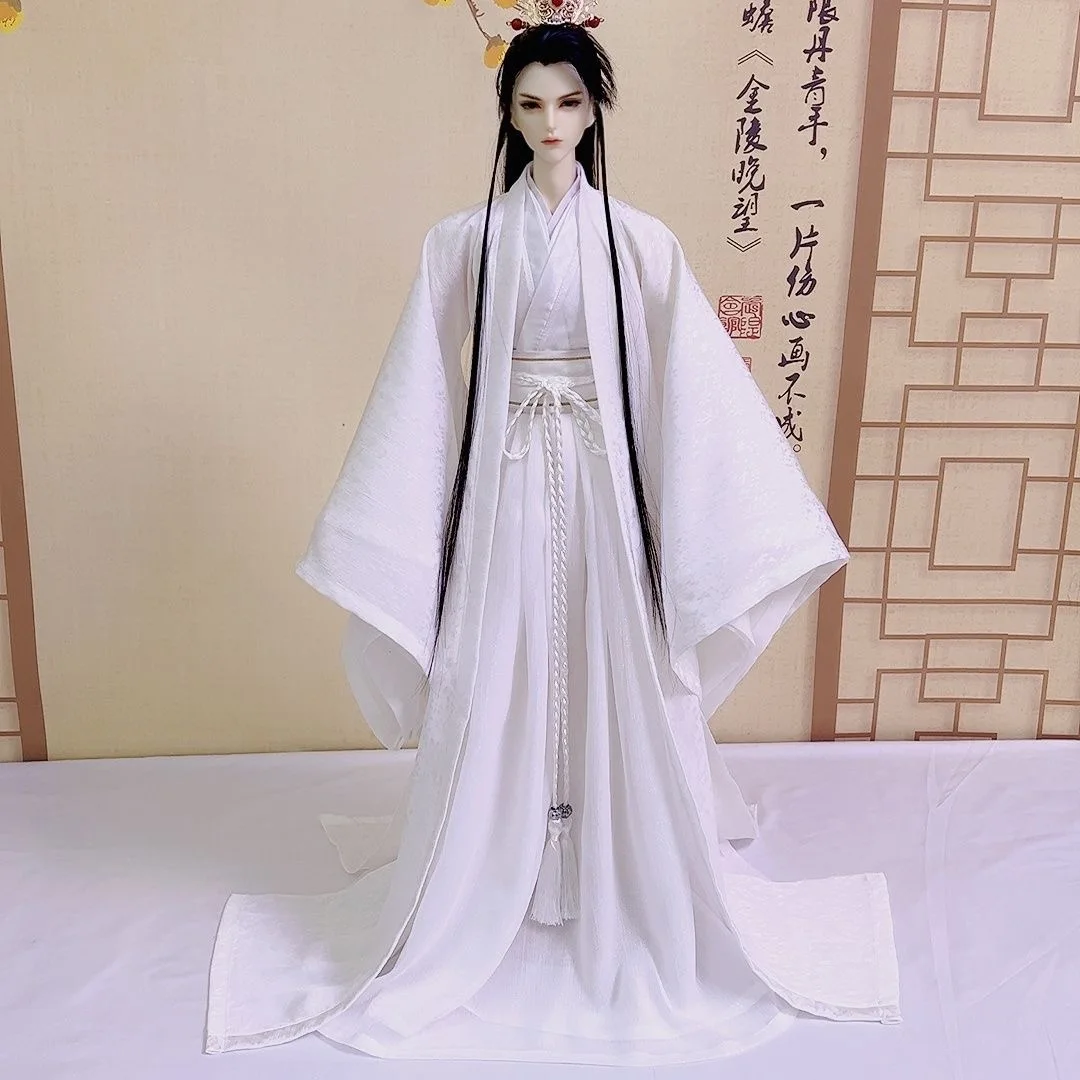 

1/3 1/4 1/5 1/6 BJD Doll Clothes, TD68cm Uncle Size Handsome White Ancient Style Dress Free Shipping