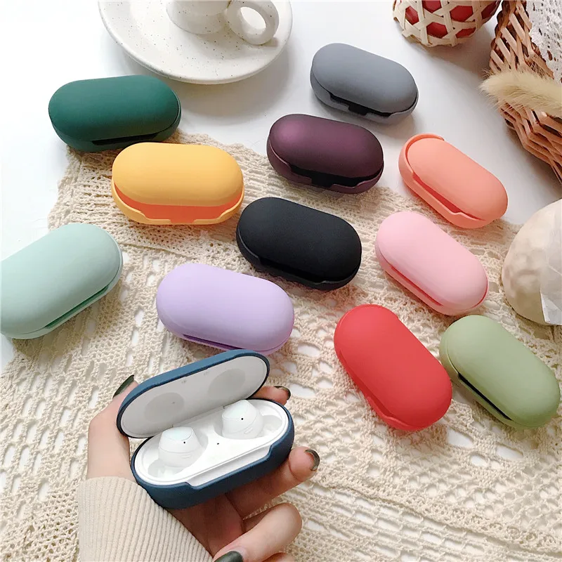 Cute Candy Color Case For Samsung Galaxy Buds Plus / Buds Case Cover Anti-shock Protective Cover For Galaxy Buds Buzz Plus Case