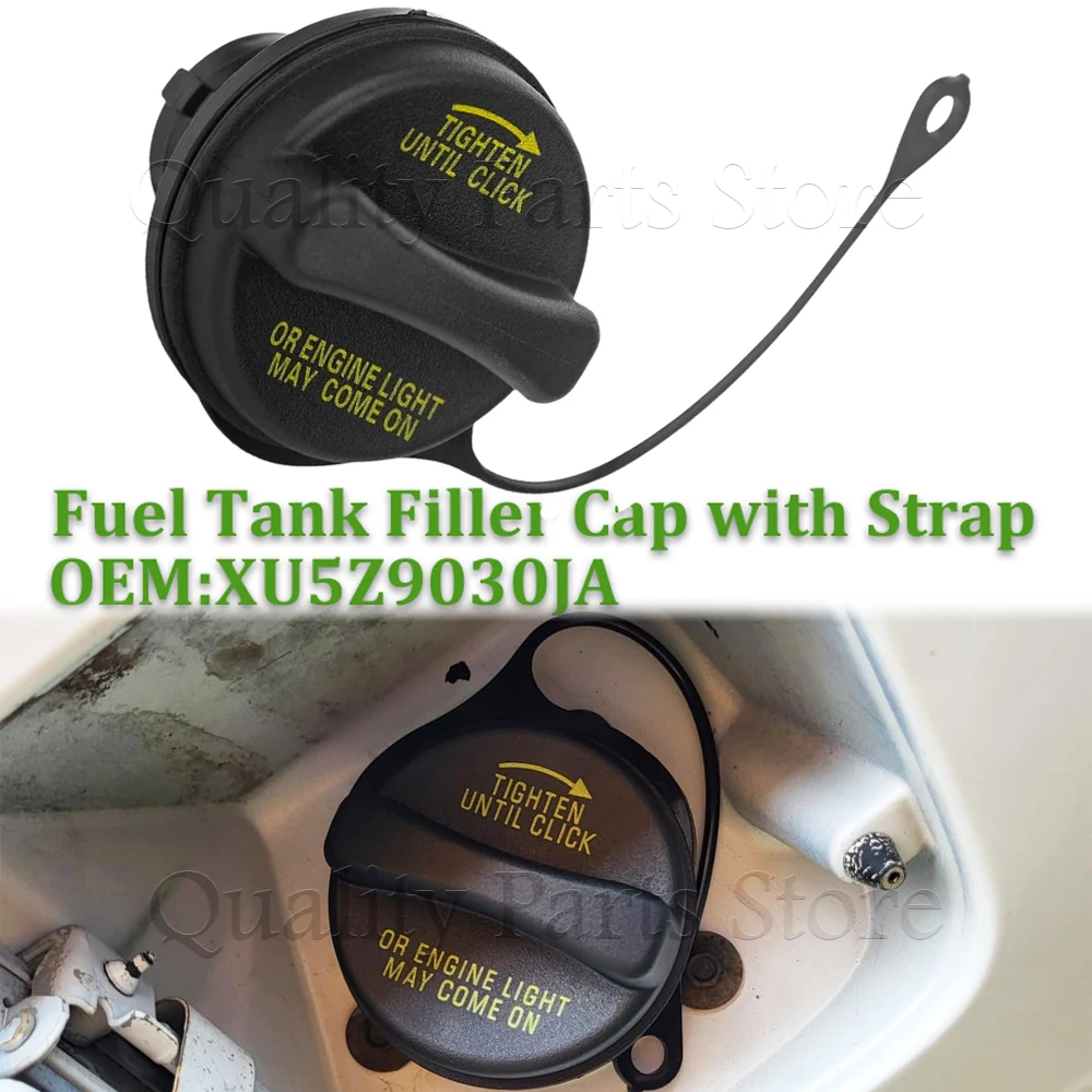 Tapa de llenado de tanque de combustible para coche, con correa, para FORD EXPLORER MUSTANG RANGER TAURUS THUNDERBIRD WINDSTAR XU5Z9030JA XU5Z-9030-JA, 1 ud.