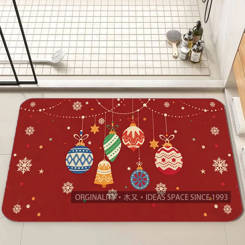 عيد الميلاد القوس نمط حصيرة غرفة المعيشة الديكور أريكة المنزل عدم الانزلاق السجاد دراسة غرفة نوم حصير الأطفال لينة الكلمة حصيرة