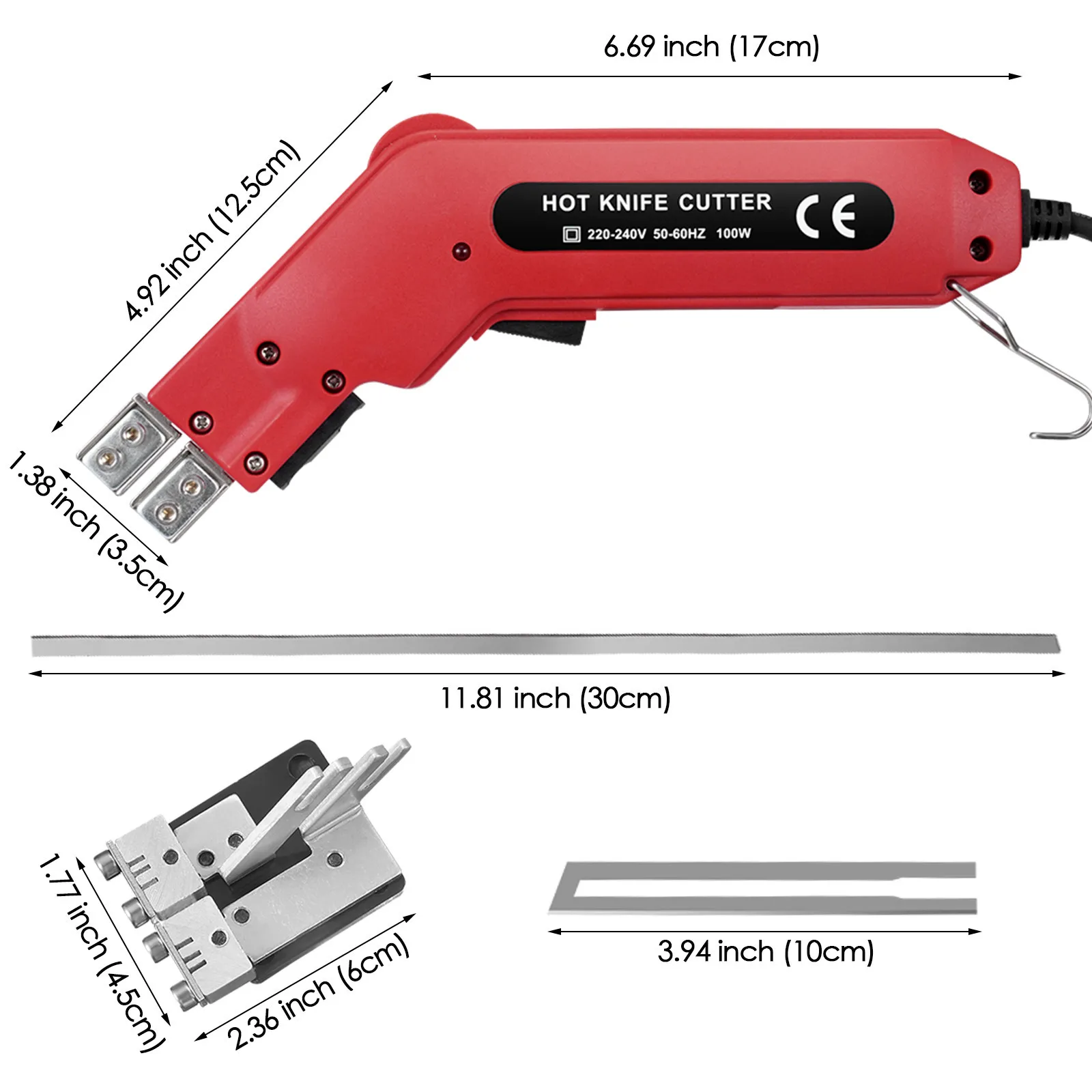 Air Cooling Electric Foam Cutting Tool Machine Groove Styrofoam Slotting Plate Carving Foam Heating Knife Polystyrene Hot Knife