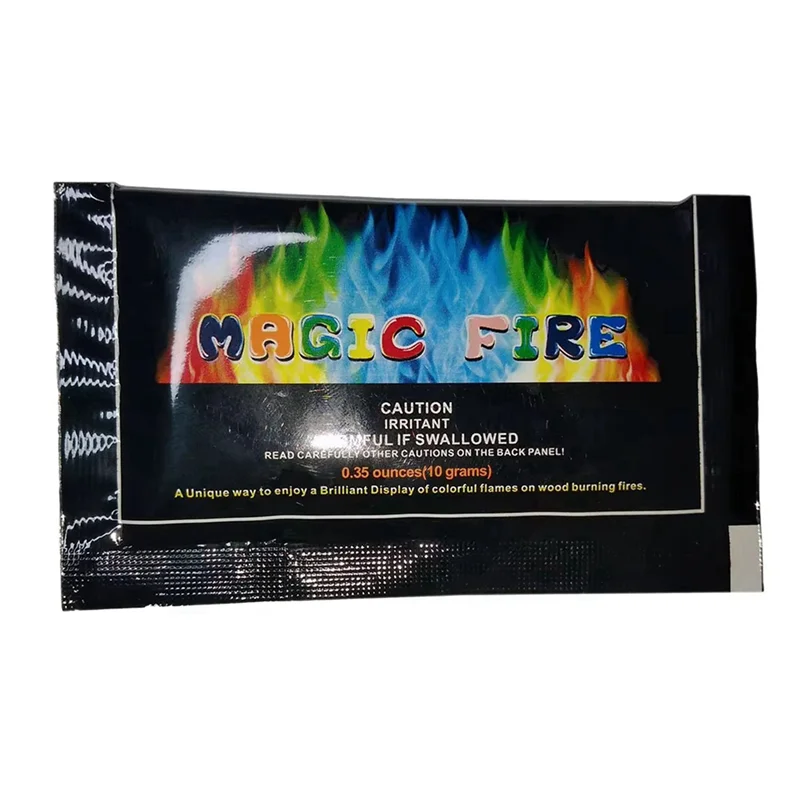 

【Распродажа】20 шт. пожарных пакетов, меняющих цвет, нетоксичный порошок для костра, коферов и каминов, безопасный и яркий пламя