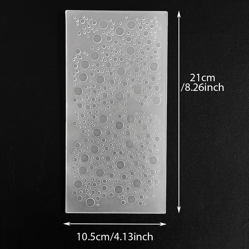 Gear/Flower/Heart Shaped/2D Plastic Embossing Template Folders for Card Making Photo Album DIY