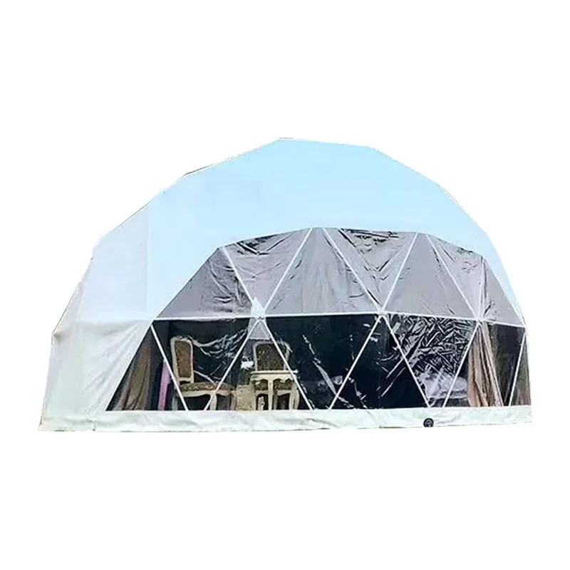 Transparent Internet celebrity spherical tent outdoor multi-player large luxury villa banquet tent wild luxury star camp tent