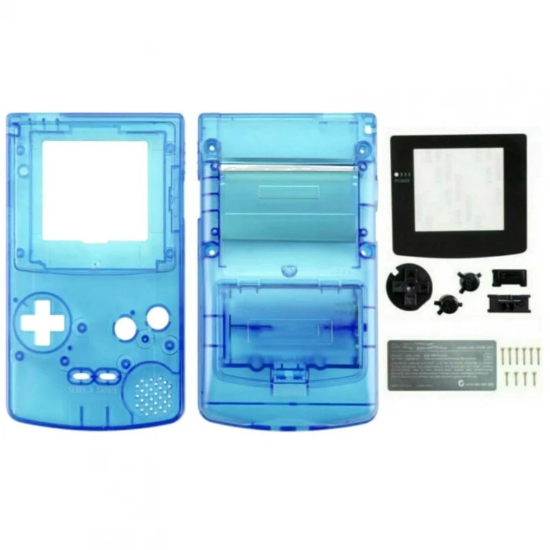 NINTENDO GAME BOY COLOR GBC blue COLOR transparent # Nintendo Game Boy Color full cover (CGB-001)