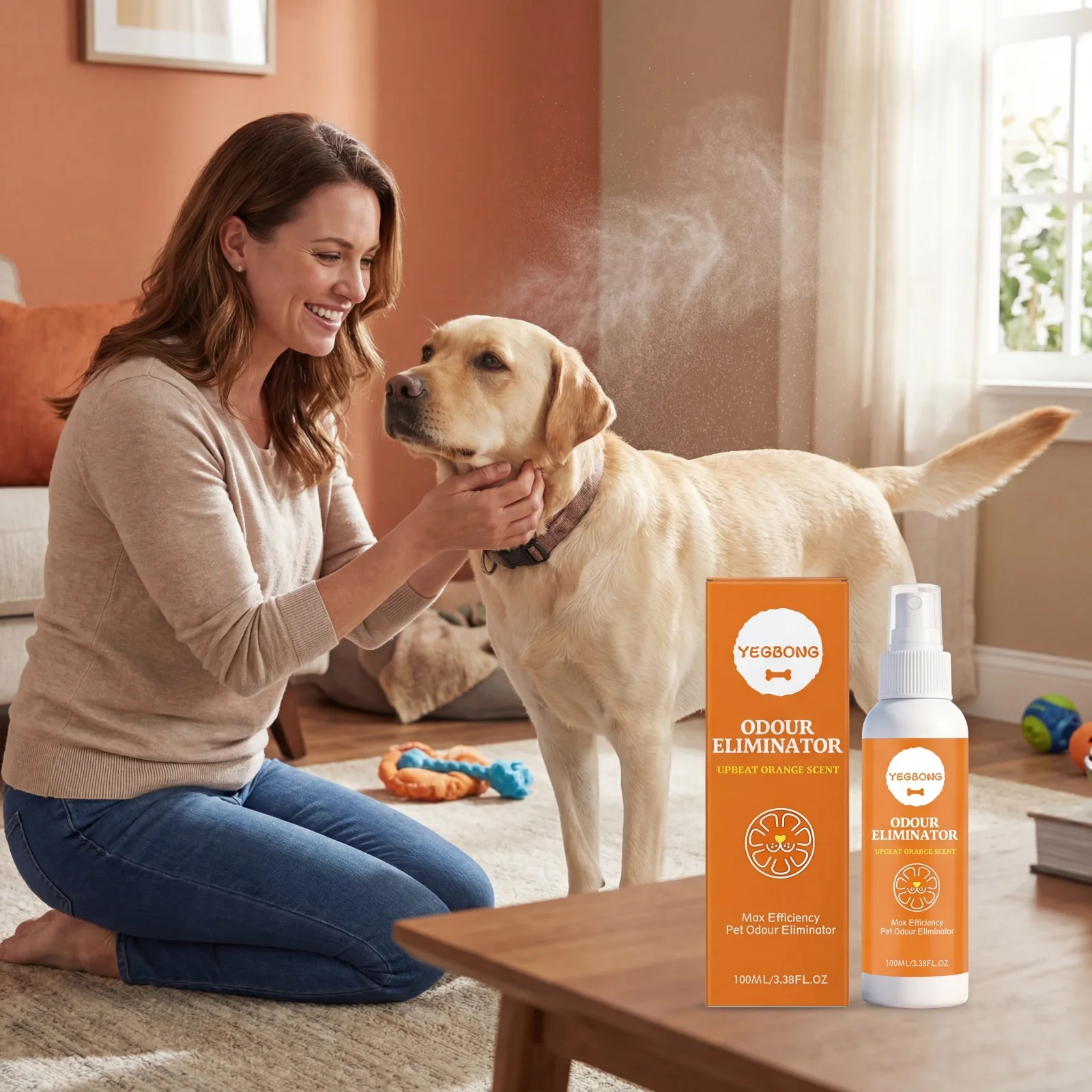 Pet Odor Eliminator Spray Pet Grooming Care Supplies Long Lasting Air Fresh for Carpet Sofa Home Cat Dog Urine Odor Remove Spray