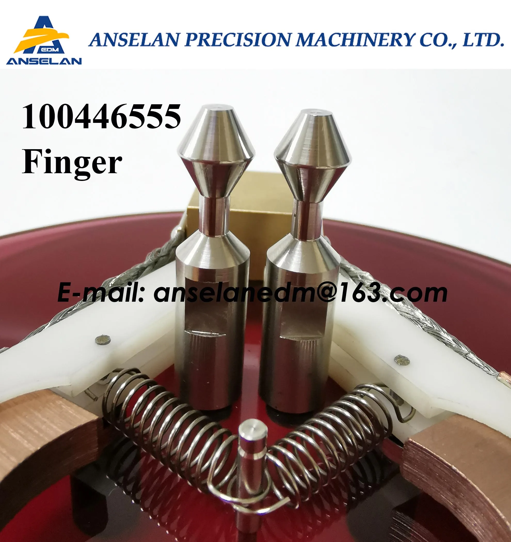 

edm Finger 100,446.555, 100446555, 446.555 Нержавеющий штифт для крышки 130003916 130003286 Charmille Robofil 290/290P/300/310/390