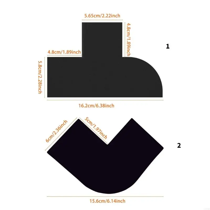 U0DE Практичная парикмахерская карта для мужских линий роста волос и усов, стильные линии роста волос и аксессуар для бороды