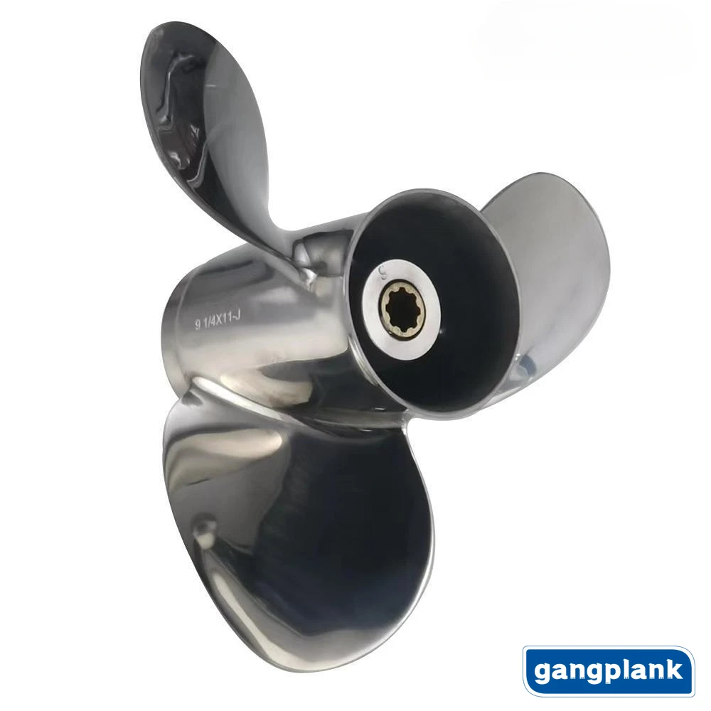 

Outboard Engine Marine Stainless Steel Propeller for Yamaha 9.9-20 HP 9 1/4X9-J 9 1/4X10-J 9 1/4X11-J 1/4X12-J 8 Tooth/Spline