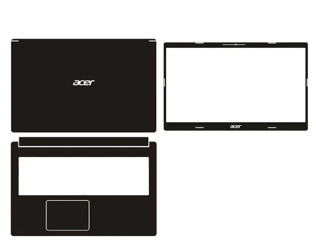 Pre-cut Skin Sticker Cover For Acer Aspire 5 A514-54 A515 43 44 45 46 55 52 51 E5 475 476 E5 571G 572 511G V3-572G S40-53 S40-51