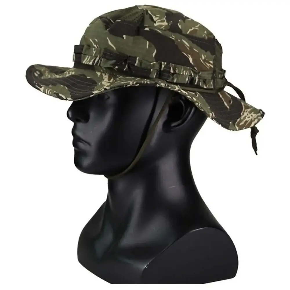 

Panama Hat Large Brim Fisherman Hat Breathable UV Protection Bucket Benny Hats Foldable Fashion Multicam Fishing Sun Cap Camping