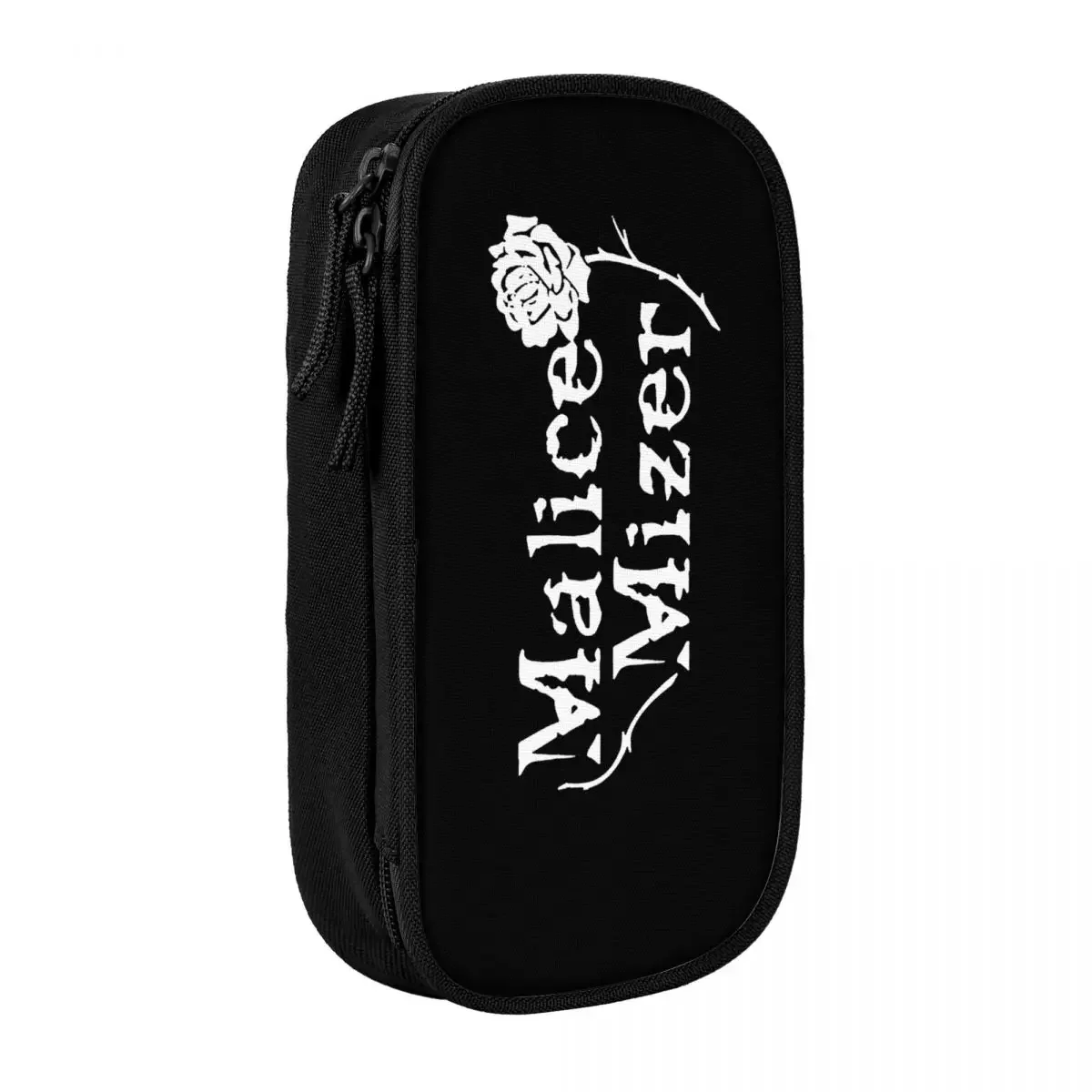 

Fashion Pencil Case Funny Malice Mizer Box Rock Music School Cases Boy Girl Double Layer Graphic Stationery