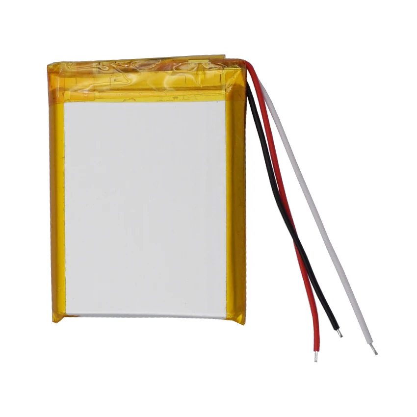3.7V 1600mAh 5.55Wh Rechargeable Lipo Li ion Battery NTC 3 Wires for Thermistor JST 3Pin 1.0/1.25/1.5/2.0/2.54mm plug 604050