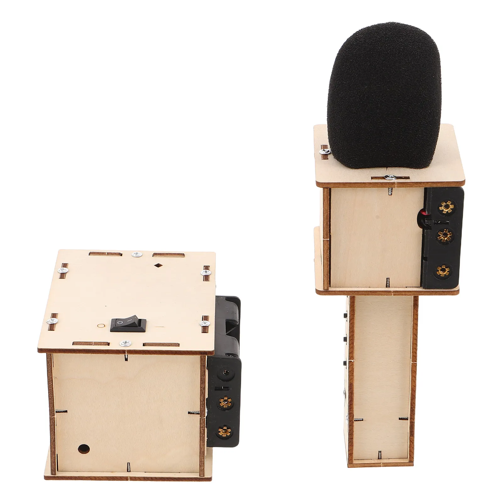 

1Set DIY Speaker Kit Wireless Speaker Mini Subwoofer Wireless Microphone Child Karaoke Portable Electronics Kit