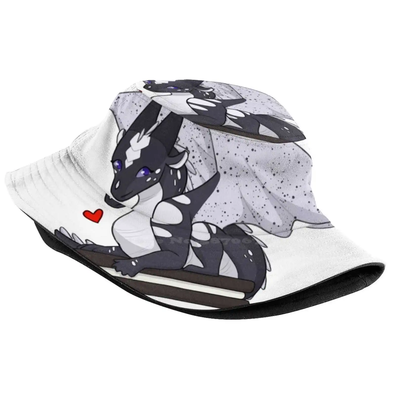 Whiteout And Oreo Sun Cap Fisherman Hat Bucket Hats Wings Of Fire Wof Cute Dragons Whiteout Tui Sutherland Cyprus Oreos