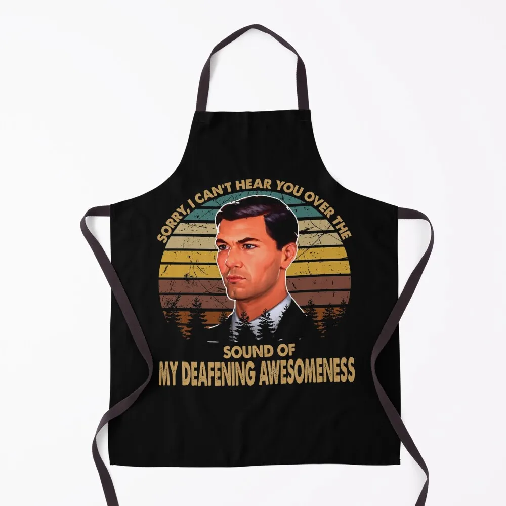 

Sorry I Can't Hear You over Vintage Art Archer Sitcom Apron kitchen jacket woman waiter Apron