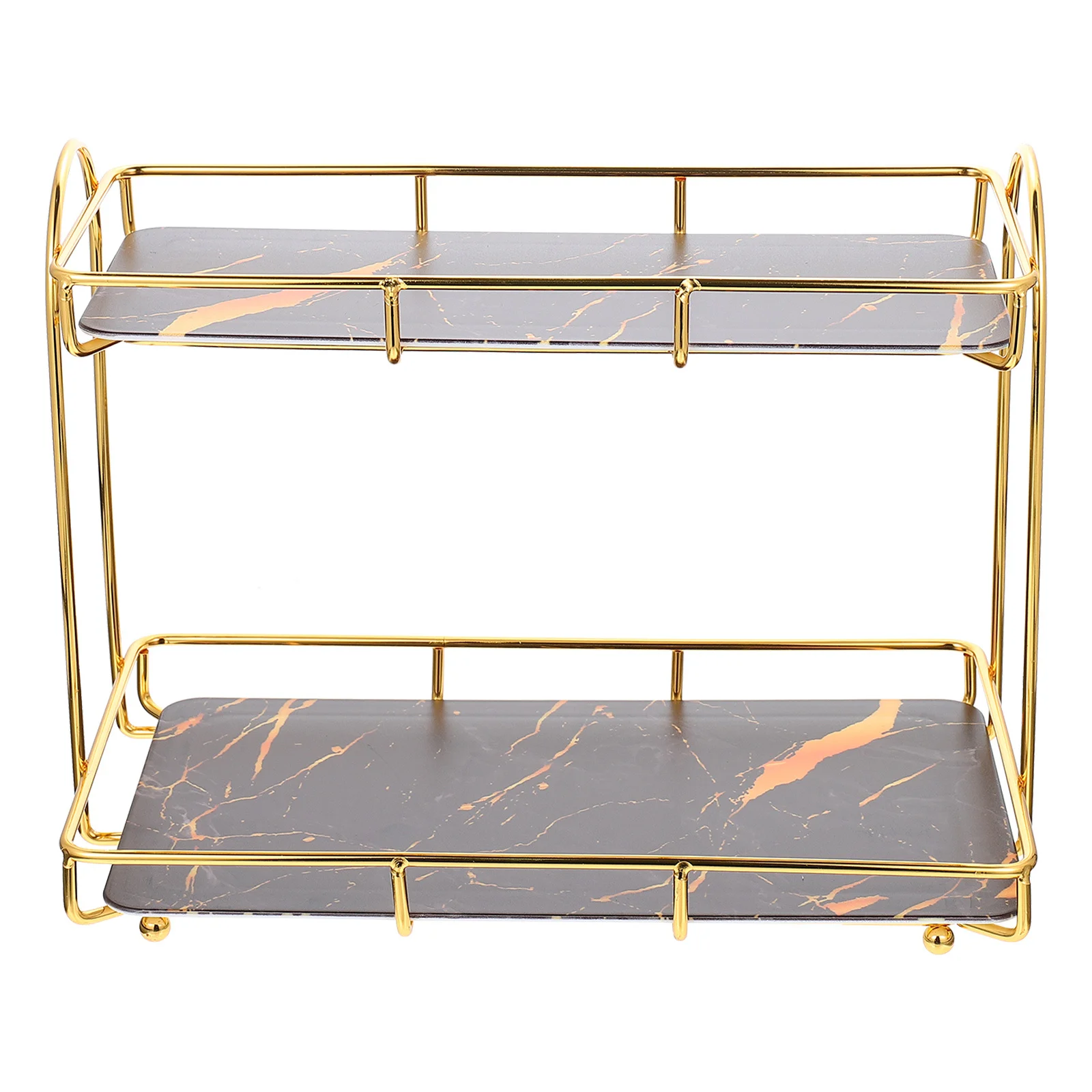 

2 Tier Storage Shelf Premium Countertop Organizer For Bathroom Toiletries Cosmetics Shampoo Body Wash Facial Cleanser