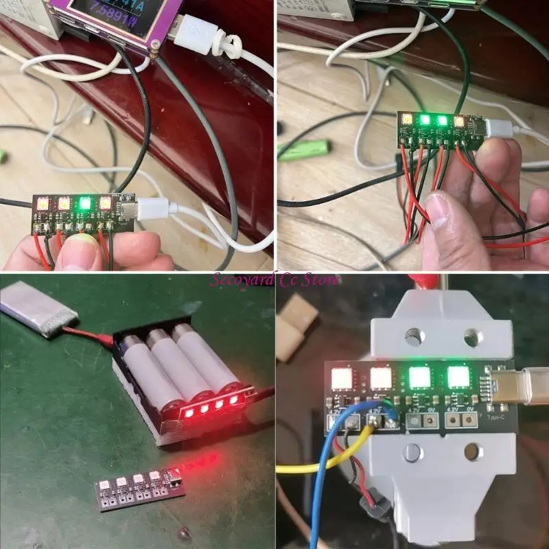 N3UC 4.2V 0.5A Type C USB Charging Circuit Board Secure Overcharging Prevention
