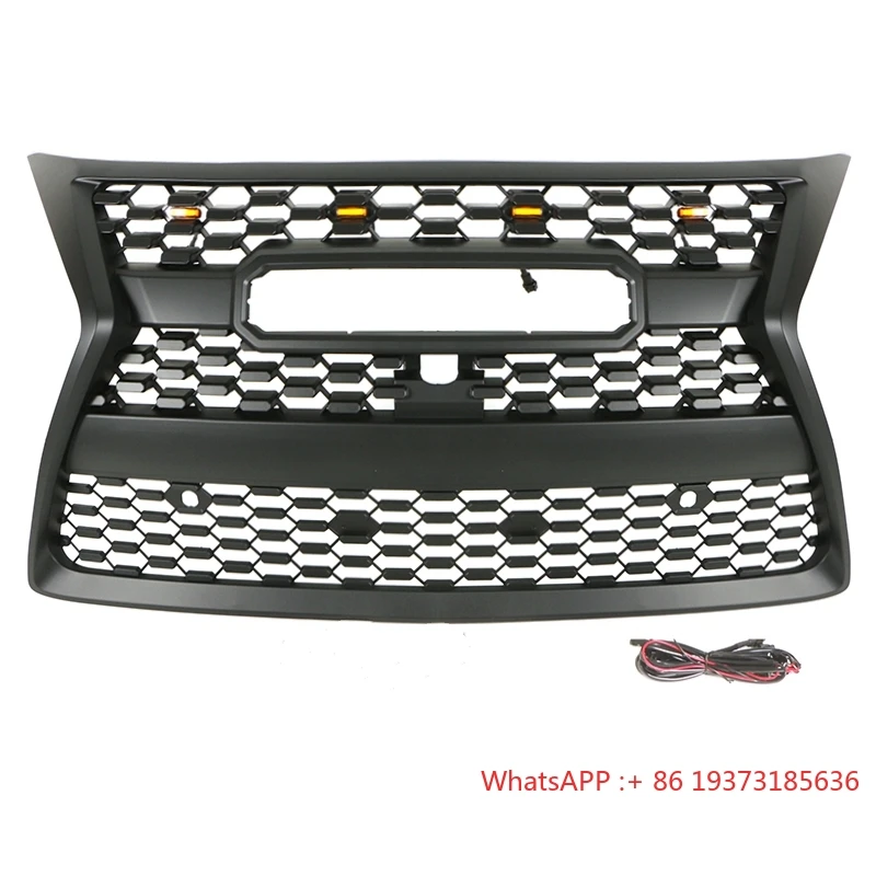 2014-2021 Auto Parts ABS Front Grille With Light Fit For Lexus GX460 Harrie