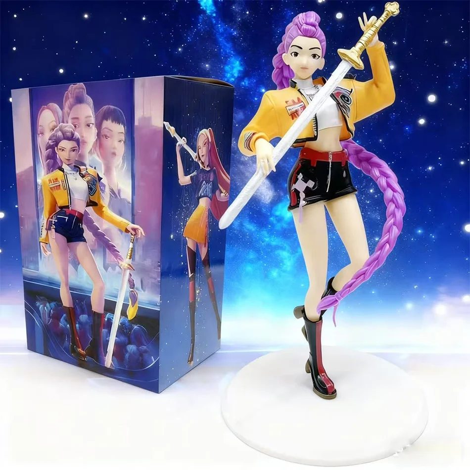NEW Hot Anime KPop Demon Hunters HUNTRIX SAJA JONGENS RUMI MIRA ZOEY Derpy Tiger Action Figure Model Pop Speelgoed Decor Gift