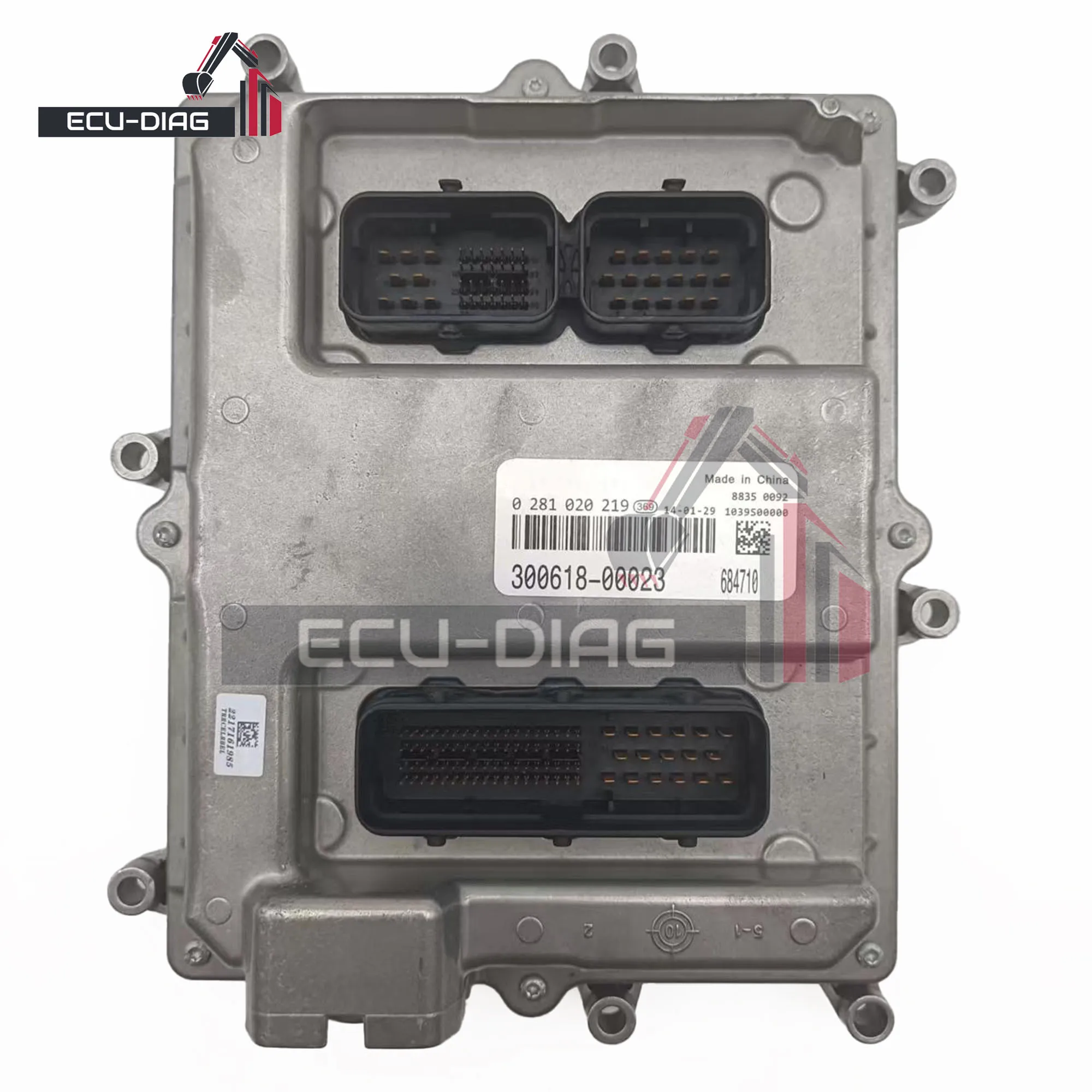 

0281-020-219 Компьютерная плата Экскаватор Дизельный двигатель с программированием для электронного контроллера BOSCH Модуль контроллера ECM